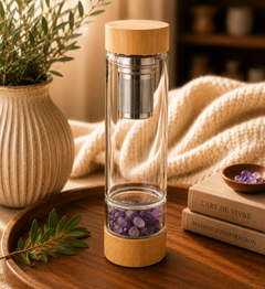 Bouteille infuseur Améthyste