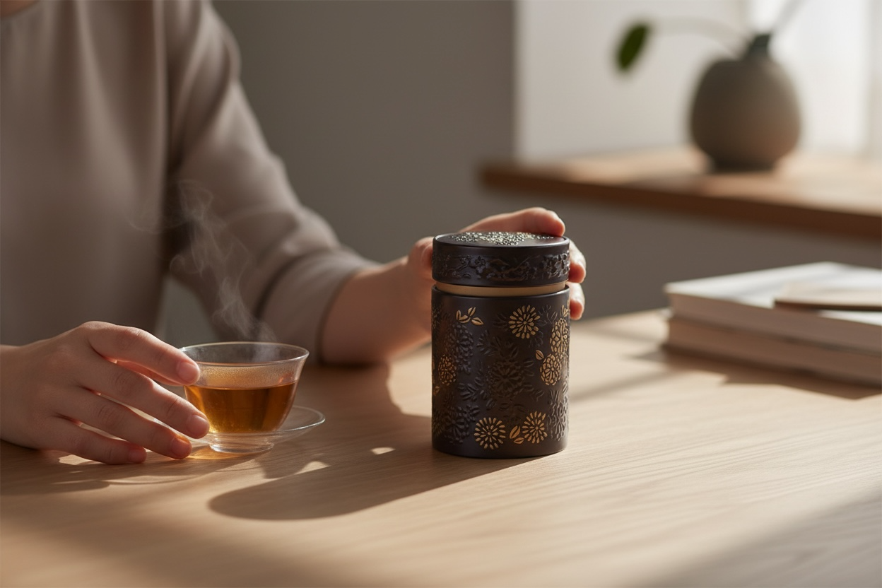 boite yumiko noir - Ranieri tea time