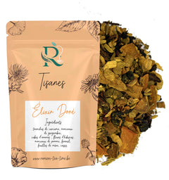 Élixir Doré, infusion au curcuma et gingembre