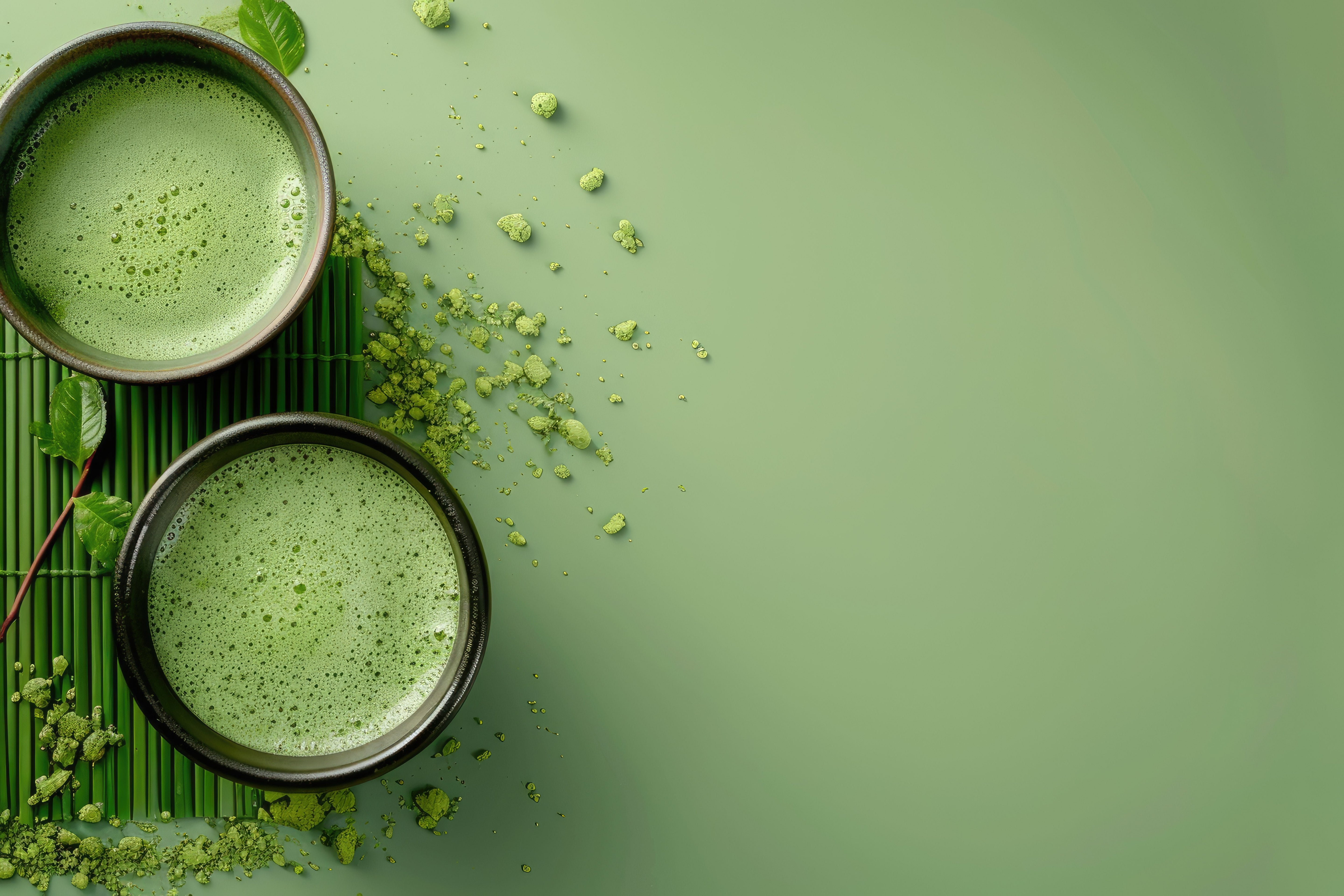 Matcha tea banner