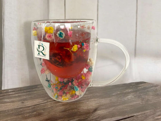 Tasse fleurs gypsophile