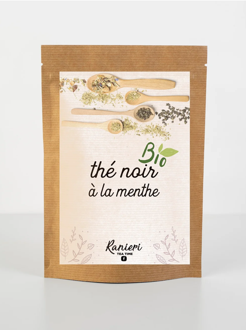 Thé noir à la menthe