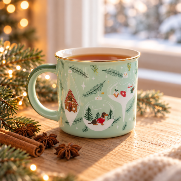 Tasse de Noël – Boules enchantées