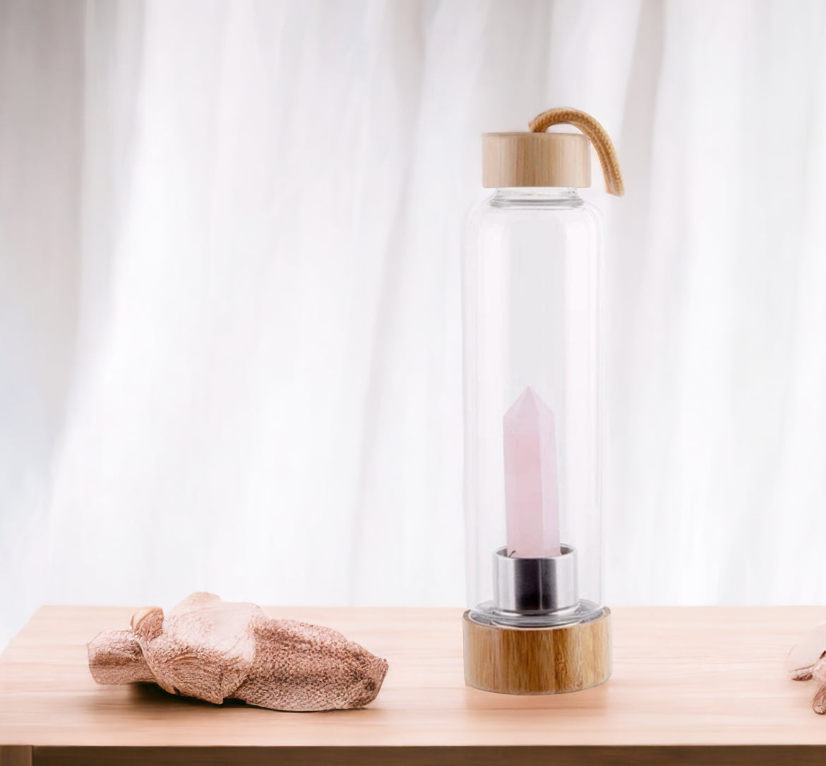 Bouteille  Quartz Rose