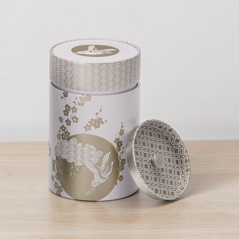 boite en métal Komorebi blanche